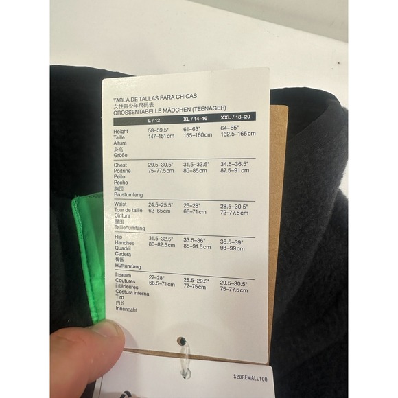 The North Face Girl's XL Snap Fleece Mashup Jacket Pink/Green NWT $99 New - Picture 8 of 9